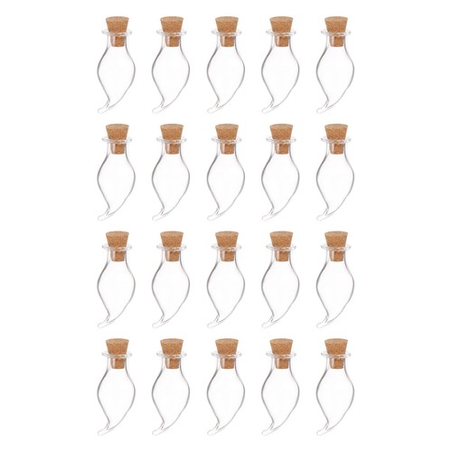 20pcs verre bouteilles chili - bouteilles,