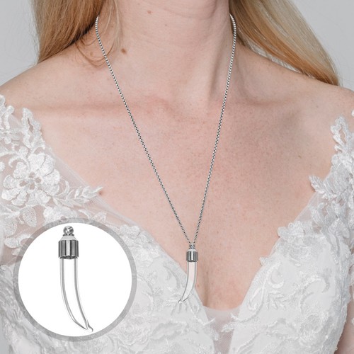 Pendentif fiole verre - pendentif,